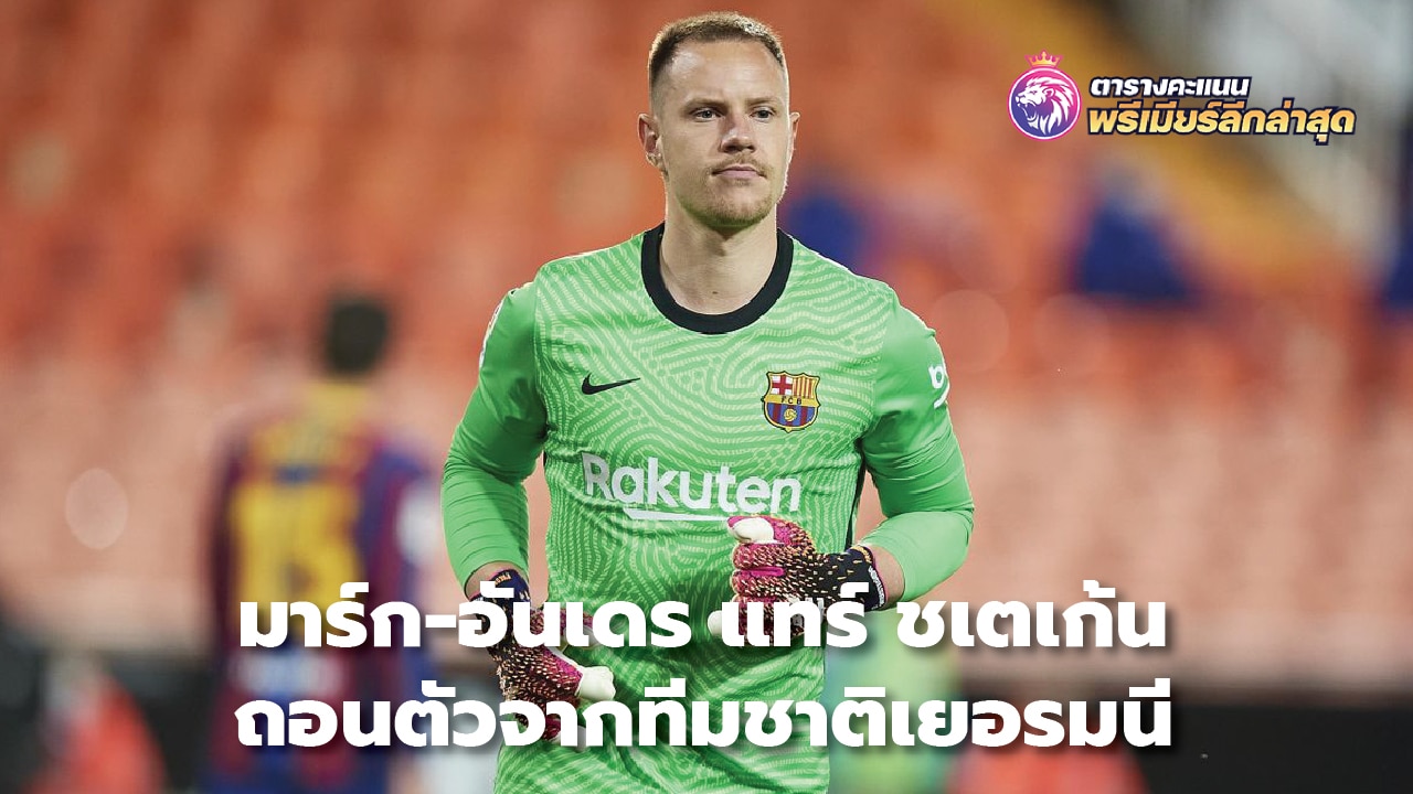 Marc-Andre ter Stegen withdraws from the German national team.